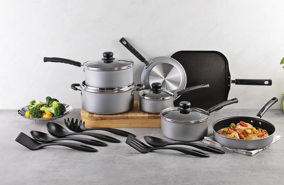 TRAMONTINA – Batería Primaware gris 18pzs 2