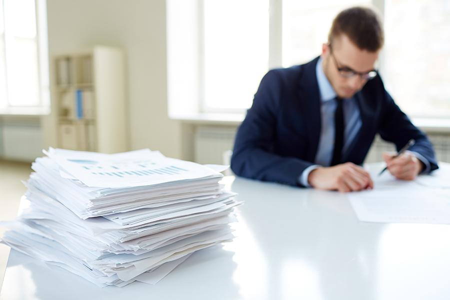 Stack of papers
