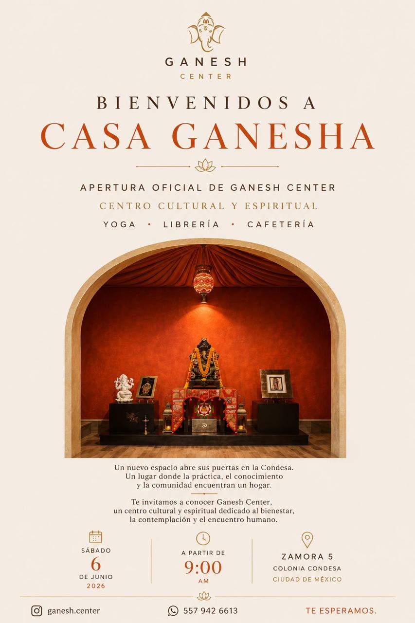 DISEÑO CASA GANESHA ABRE SUS PUERTAS ESTE SABADO 6 DE JUNIO